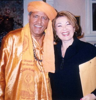 Yogi Ramesh Pandey with Roseanne Barr