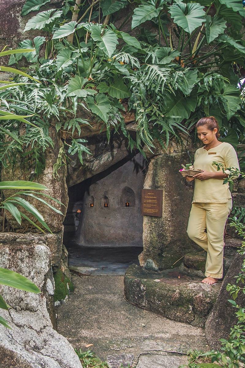 Meditation cave at Kamalaya Koh Samui