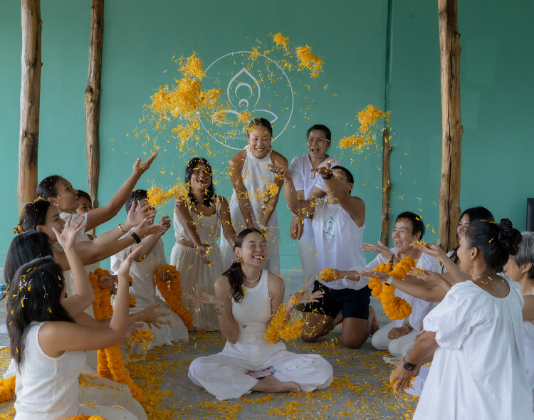 All Yoga Training students in Phuket, Thailand